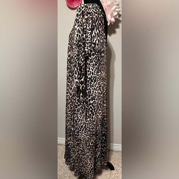 Kate & Mallory Animal Print Long Sleeve Dress Sz 1x - Picture 2 of 4